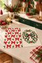 Ribbon Christmas Bow Patterned 2-Piece Kitchen Towel Set 40X60 - 6