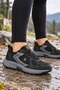 Women's Outdoor Shoes Black – Waterproof Softshell Trekking Hiking Model