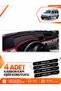 Renault Kangoo 2 Without Airbag (2004-2008) Compatible Torpedo Protection Cover - Black-Red - Re026