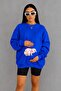 3 Yarn Combed Cotton Hand-Printed Baby Printed Pregnant Sweatshirt Jq3