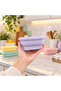 500 ml 100% Platinum Silicone Round Storage Container, Transparent Window Lid, Bpa-Free, Microwave and Freezer Compatible, Reusable Food Container - 2