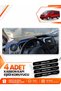 Renault Trafic Covered (2015-2022) Compatible Front Torpedo Protection Case Cover - Black-Blue - Re048