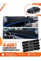 Volkswagen Passat B8 (2015-2020) Compatible Front Torpedo Protection Case Carpet Cover - Black-Blue - Vw017