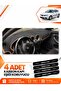 Seat Ibiza (2001-2008) Compatible Front Glove Box Protection Cover Carpet Cover - Black-Brown - Se003