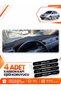 Kia Rio (2000-2005) Compatible Front Torpedo Protection Case Carpet Cover - Black-Brown - Ki011