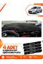 Opel Corsa E (2013-2019) Compatible Dashboard Protection Protective Cover Carpet Cover - Black - Op019