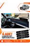 Tofaş Murat 124 (1971-1977) Compatible Front Torpedo Protection Case Carpet Cover - Black-Blue - Tf004