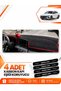 Hyundai Elantra (2020-2026) Compatible Front Torpedo Protection Case Carpet Cover - Black-Red - Hu018