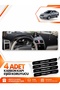 Geely Emgrand Ec7 (2009-2014) Compatible Dashboard Protection Protective Cover Carpet Cover - Black - Ge001