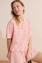 Short Patterned Pajama Shirt - 4