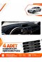Bmw F30 (2010-2018) Compatible Front Torpedo Protection Case Carpet Protective Cover - Black-Blue - Bm005
