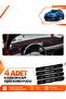 Dacia Sandero (2022-2026) Screenless Compatible Front Torpedo Protection Cover - Black-Red - Da002