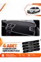 Volvo S40 (2008-2012) Compatible Front Chest Glove Box Protection Cover Carpet Protector - Black-Grey - Vo002