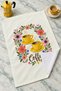 Floral Coffee Floral Moka Pot and Coffee Cup Petrol Green 2-Piece Kitchen Towel Set 35X55 - 4
