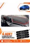 Toyota Chr (2016-2022) Compatible Front Dashboard Protection Mat Carpet Cover - Black-Red - To027