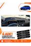 Hyundai̇ İ20 (2020-2024) Compatible Front Glove Box Protection Cover Carpet Cover - Black-Brown - Hu003