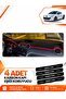 Peugeot Rcz (2010-2015) Compatible Front Torpedo Protection Case Carpet Cover - Black-Red - Pe027