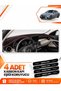 Mercedes W205 C-Class (2018-2021) Compatible Front Torpedo Protection Cover - Black-Red - Mb007