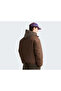 Tnf Red Box down Jacket Unisex Outdoor Coat (700 Fill Goose down) Brown - 5