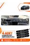 Hyundai Staria (2021-2025) Compatible Front Glove Box Protection Cover Carpet Cover - Black-Red - Hu040