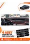 Opel Astra F Airbagsiz (1991-1997) Compatible Front Torpedo Protection Cover - Black-Red - Op011