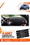 Hyundai̇ İx35 (2009-2015) Compatible Front Torpedo Protection Case Carpet Cover - Black-Red - Hu006