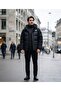 Hmlyn down Parka Men's Outdoor Jacket (550 Fill Goose down) Black