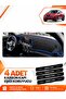 Nissan Juke (2020-2023) Compatible Front Glove Box Protection Case Carpet Protective Cover - Black-Blue - Ni022