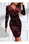 Rochie mini, vișiniu