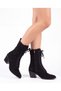 Marcella Lace-Up Black Suede Boots - 3