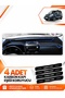 Fi̇at Fi̇ori̇no (2007-2026) Compatible Front Torpedo Protection Case Carpet Protective Cover - Black-Blue - Fi013