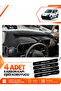 Peugeot Bi̇pper Fully Closed (2007-2020) Compatible Front Torpedo Protection Cover Carpet - Black-Grey - Pe019