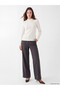 Two Mt Shop Quality Lcw Modest Ecru Camisole Plain Super Skinny & Extra Slim Long Sleeve Women's Bodysuit - 2