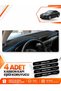 Ford Focus 4 (2017-2021) Compatible Front Torpedo Protection Case Carpet Protective Cover - Black-Blue - Fo013