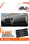 Toyota Proace City (2020-2026) Compatible Front Cover Glove Box Protection Carpet - Black-Beige - To021
