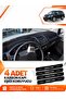 Nissan Pathfinder (2005-2014) Compatible Front Glove Box Protection Mat Cover - Black-Blue - Ni013