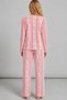Women's Wide Leg Relaxed Pink Pajama Set 4692 - 2