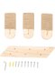 Cat Climbing Shelf Wooden Three Step Cat Stairway for Feline Exploration Wood Space Saving Design - 7