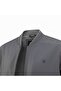 Men's (Hakim Collar) Bondet Fabric Fur and Waterproof-Windproof Winter Coat Smoked - 2