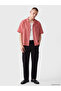 Ozmarka New Season Pink Comfortable Fit Men's Shirt - 2