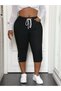 3/4 pants, black