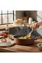 Zambak 26 cm Granite Flat Pot - 2