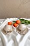 4 Pieces 2-Person Pearlescent Porcelain Coffee Cup 100 ml - 3