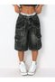 Denim shorts, gray - 6