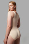 Night Beige Thick Strap Agrafl Body Slip 9064 - 3