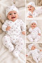 Baby Boy 5-Piece Hospital Discharge Set Patterned Bodysuit Set Newborn Baby Set - 3