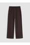 Quality Pieces from Çelebi Store Wide Leg Women's Pants with Waist Cord - 6