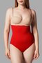 Night Red High Waisted Shaping Belly and Waist Corset 1050