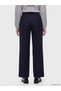 Loose Fit Striped Women's Pleated Fabric Trousers - 4