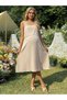 Rochie maxi, bej - 5